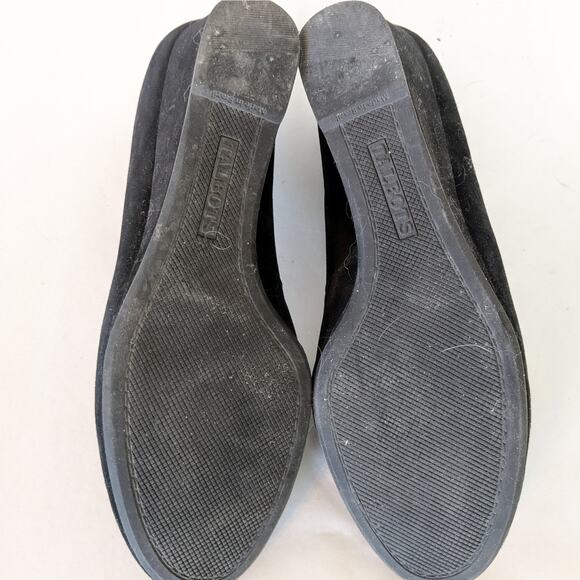 Talbots suede wedges in black, size 7 - Picture 4 of 4
